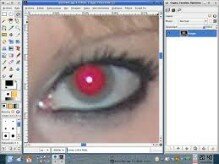 CORRECCIÓN OJOS ROJOS