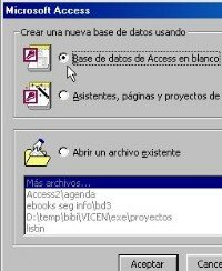 BASE DE DATOS DE ACCESS