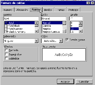 FORMATO DE CELDAS 